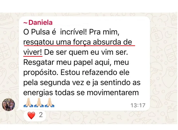 Depoimento Daniela Vetorazzi - Pulsa